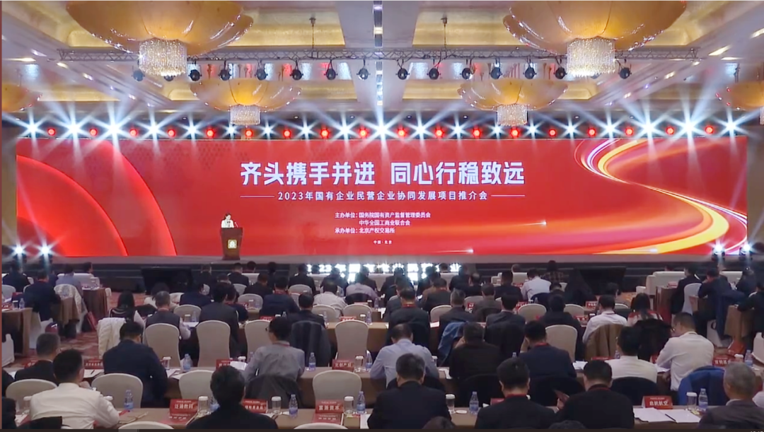 瑞立集團(tuán)董事長(zhǎng)張曉平出席2023年國(guó)有企業(yè)民營(yíng)企業(yè)協(xié)同發(fā)展項(xiàng)目推介會(huì)并作主題發(fā)言