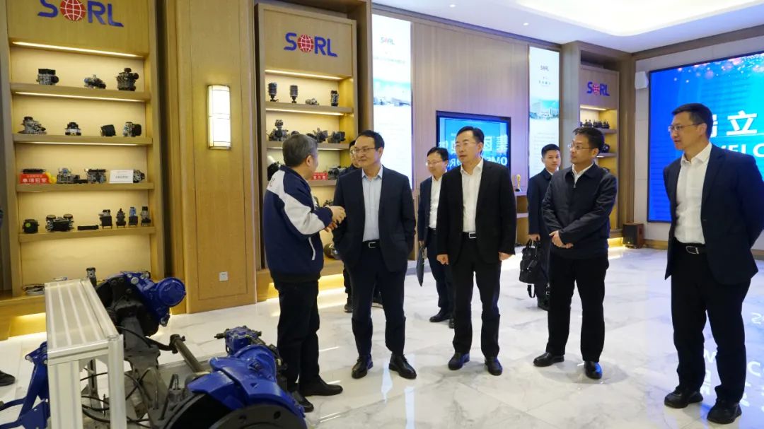 浙江省經(jīng)信廳黨組書(shū)記、廳長(zhǎng)詹敏蒞臨來(lái)瑞立集團(tuán)考察調(diào)研